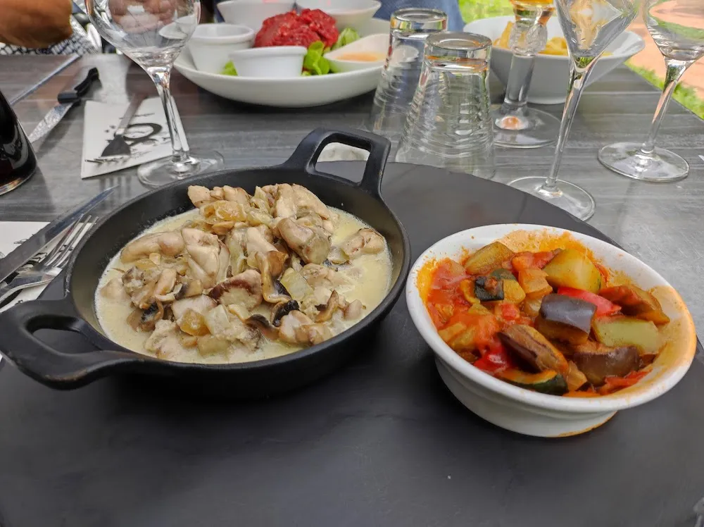 Ris de Veau Crème Et Ratatouille